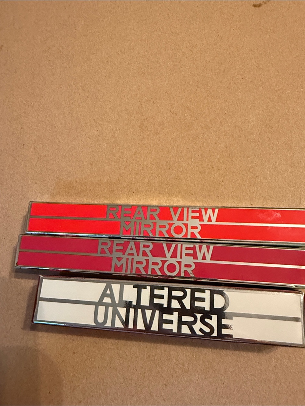 Altered Universe & Rear View Mirror Lipstick Set - Red and White